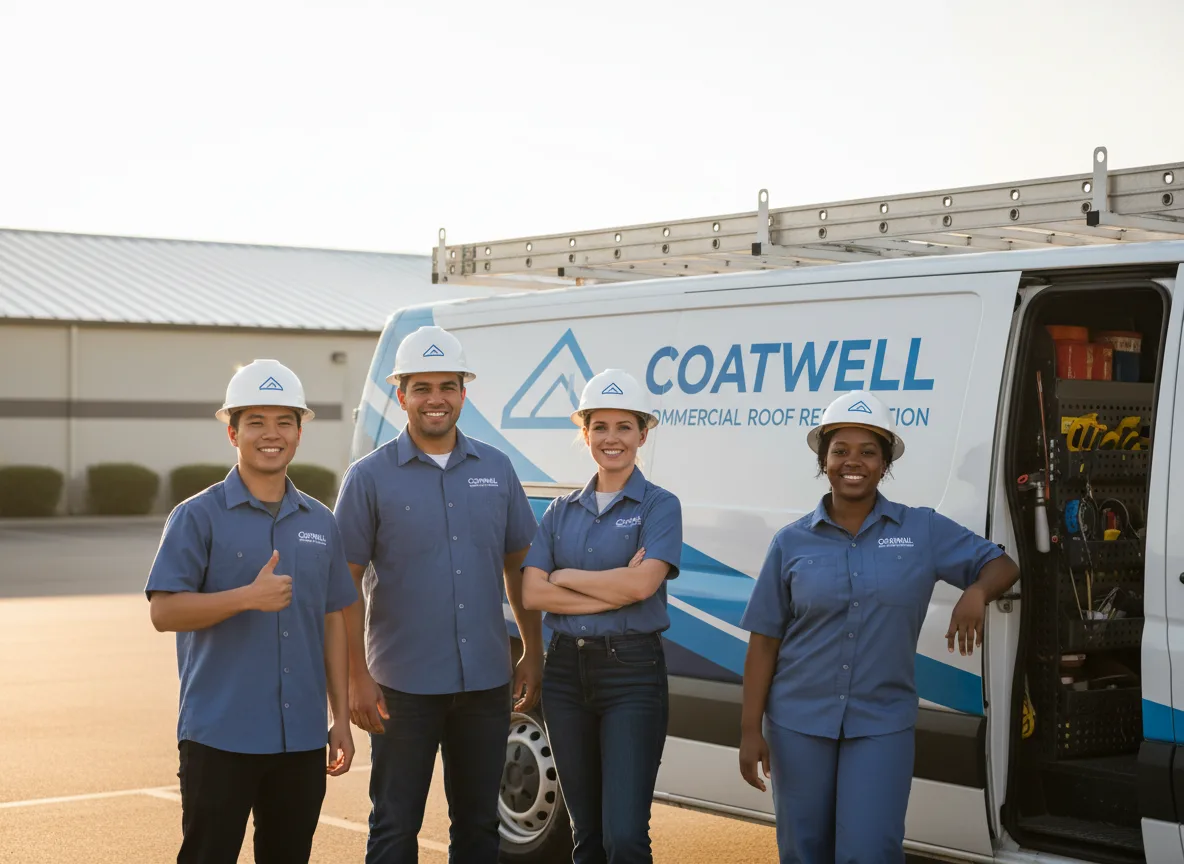 Commercial roof coating company in Moorland, IA